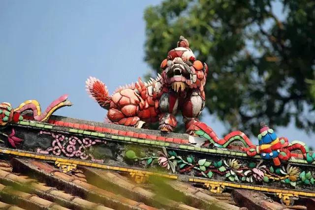 潮州嵌瓷，屋頂生花