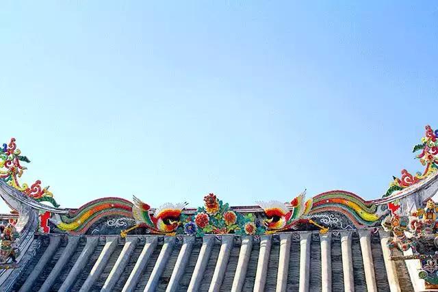 潮州嵌瓷，屋頂生花