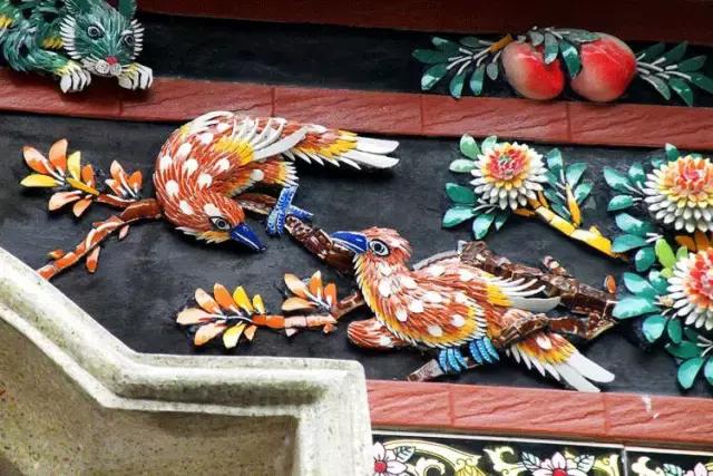 潮州嵌瓷，屋頂生花